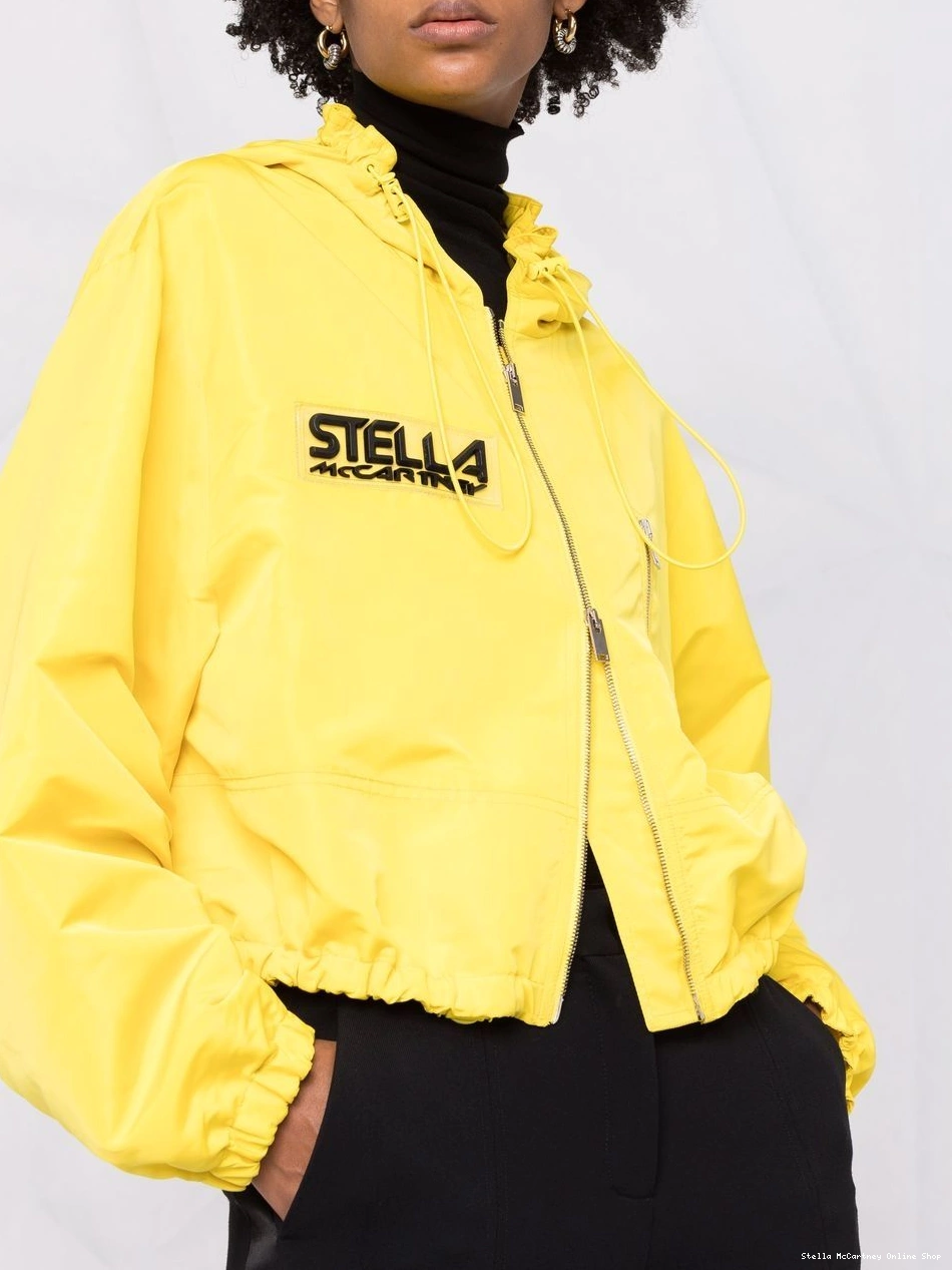 Cheap Women jacket logo-patch McCartney hooded Stella 0815